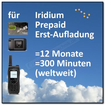 Prepaid Einmalaufladung -nicht nachladbar- 12 Monate inkl. 300 Frei-Minuten