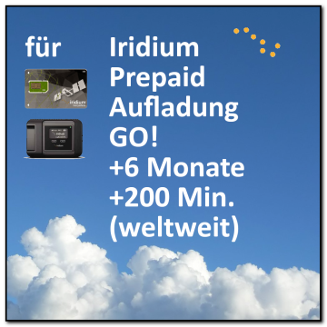 GO! Prepaid Aufladung 6 Monate inkl. 200 Frei-Minuten