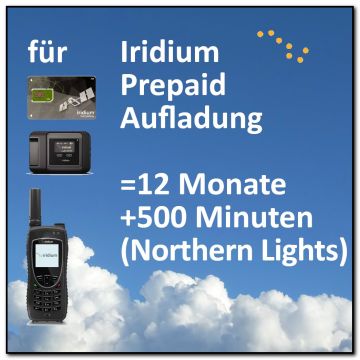 "Northern Lights" Prepaid Aufladung 12 Monate inkl. 500 Frei-Minuten