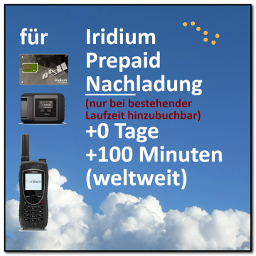 Iridium Prepaid 50 Minuten ohne Gültigkeitsverlängerung