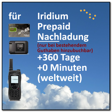 Prepaid Nachladung Gültigkeitsverlängerung um 360 Tage