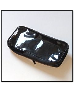 Ledertasche mit Klarsichtfenster