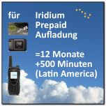 Iridium Prepaid 6 Monate Gültigkeit 200 Minuten Latin America