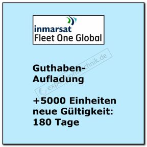 Prepaid Aufladung Inmarsat Fleet One 1000 Einheiten / 180 Tage