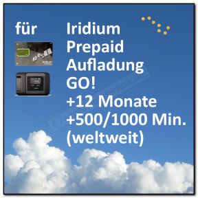 Iridium GO Prepaid 500/1000 Minuten