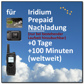 Iridium Prepaid 50 Minuten ohne Gültigkeitsverlängerung