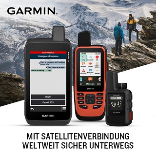 GARMIN - MIT SATELLITENVERBINDUNGEN WELTWEIT SICHER UNTERWEGS