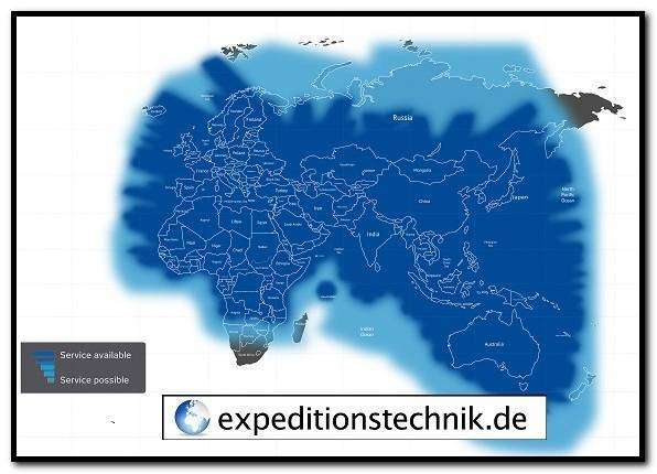 Thuraya Satellitentelefon Netzabdeckung